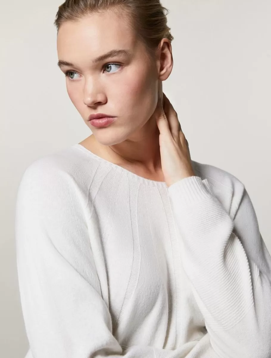 Online Maglia In Misto Cashmere Donna Maglieria